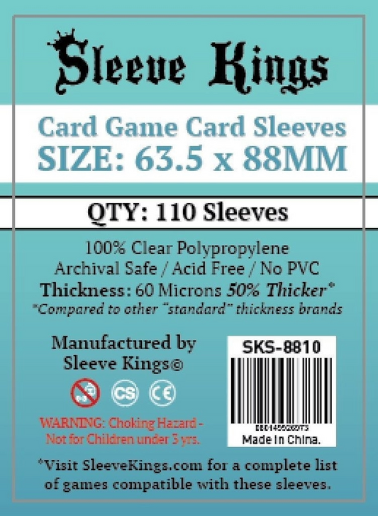 Sleeve Kings: Card Game Card Sleeves (63.5x88mm) (110)