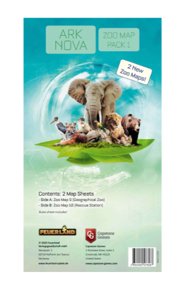 Ark Nova: Zoo Map Pack 1