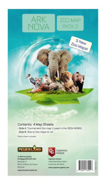 Ark Nova: Zoo Map Pack 2