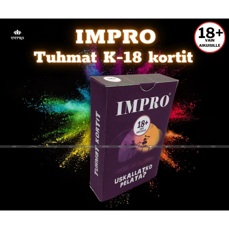 Tuhmat kortit IMPRO - korttipeli